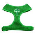 Unconditional Love Celtic Cross Screen Print Soft Mesh Harness Emerald Green Small UN819546